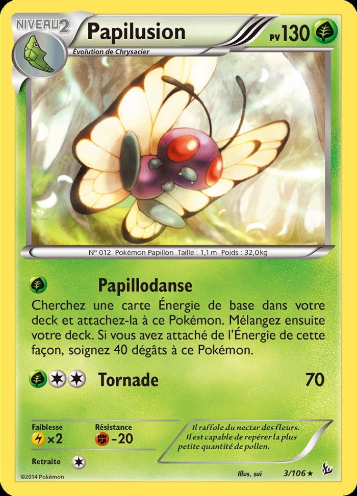 Carte Pokémon: Papilusion