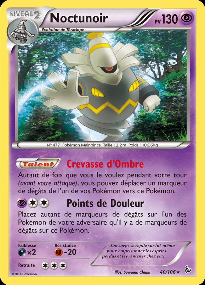 Carte Pokémon: Noctunoir