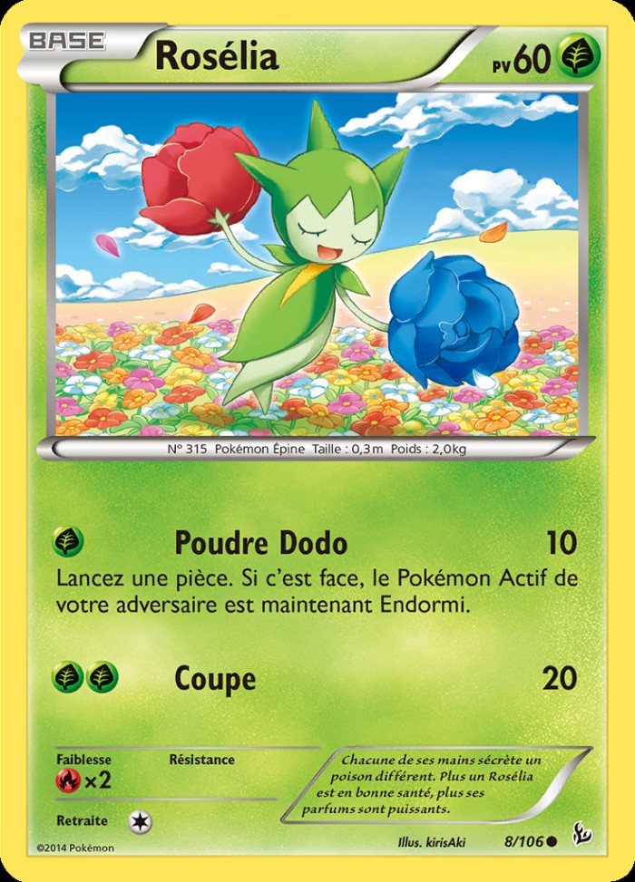 Carte Pokémon: Rosélia