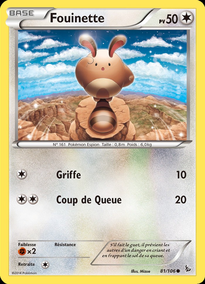 Carte Pokémon: Fouinette