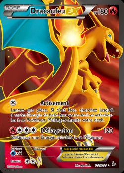 Carte Pokémon: Dracaufeu EX