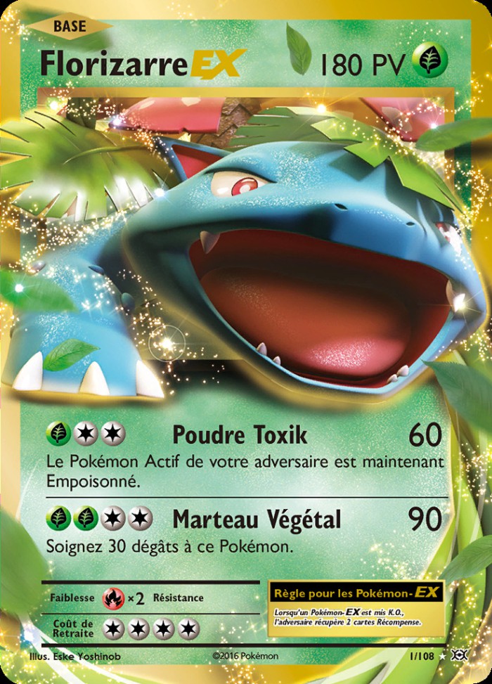 Carte Pokémon: Florizarre EX