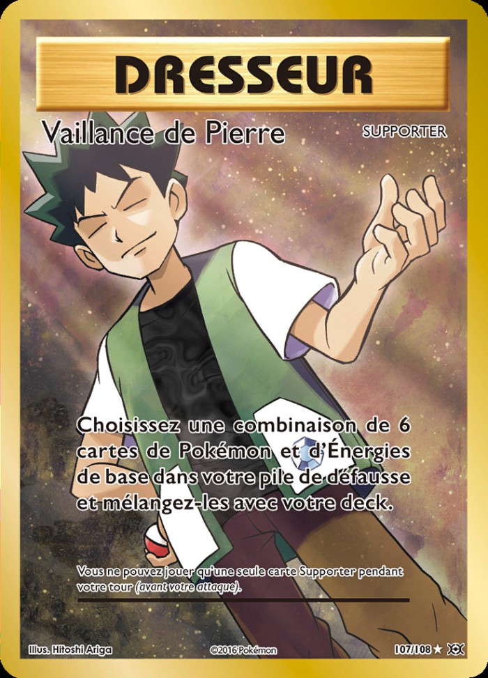 Carte Pokémon: Vaillance de Pierre