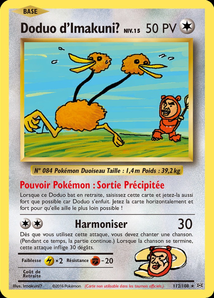 Carte Pokémon: Doduo d'Imakuni?