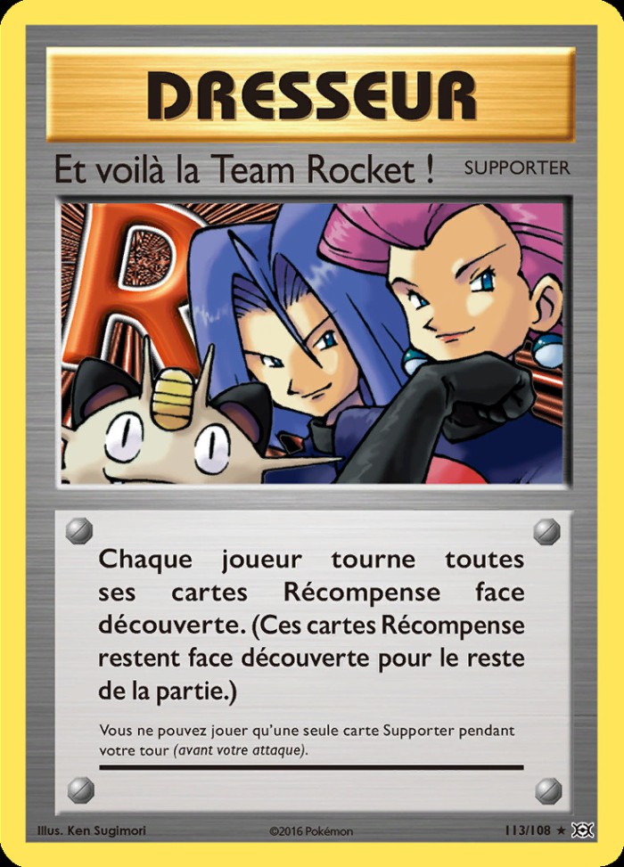 Carte Pokémon: Et voilà la Team Rocket !