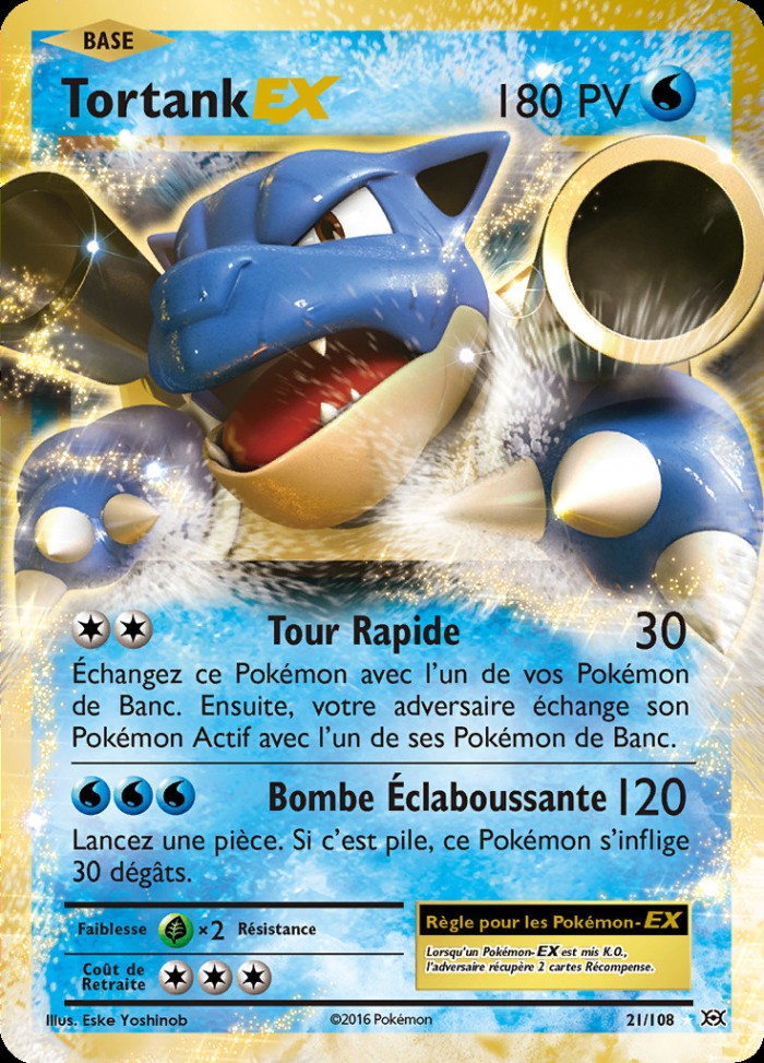 Carte Pokémon: Tortank EX