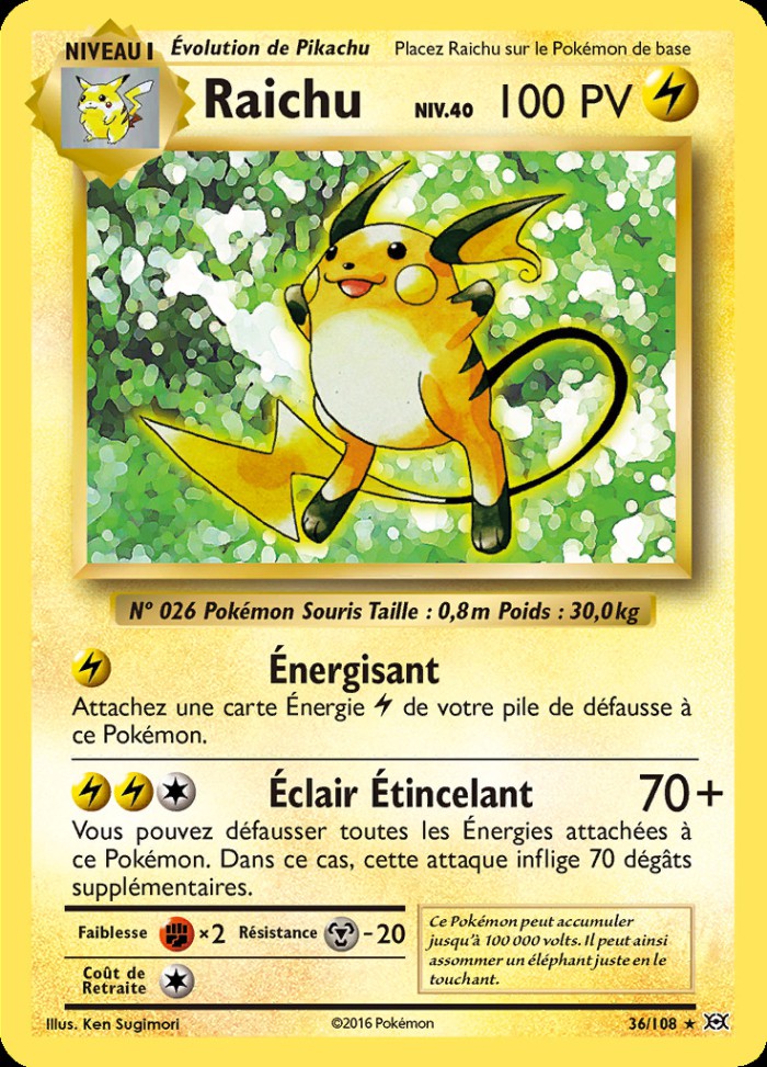 Carte Pokémon: Raichu