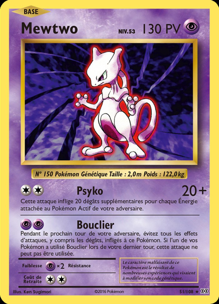 Carte Pokémon: Mewtwo