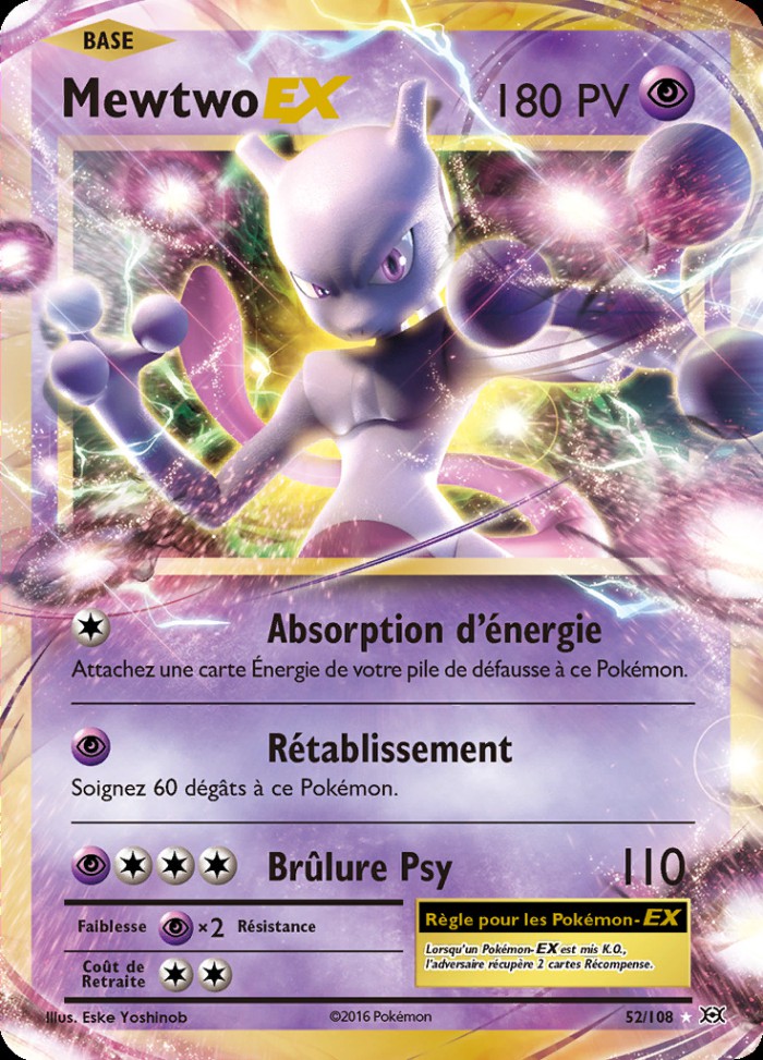 Carte Pokémon: Mewtwo EX