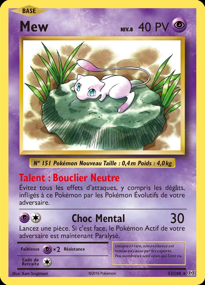 Carte Pokémon: Mew