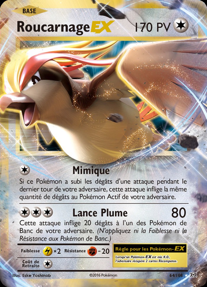 Carte Pokémon: Roucarnage EX