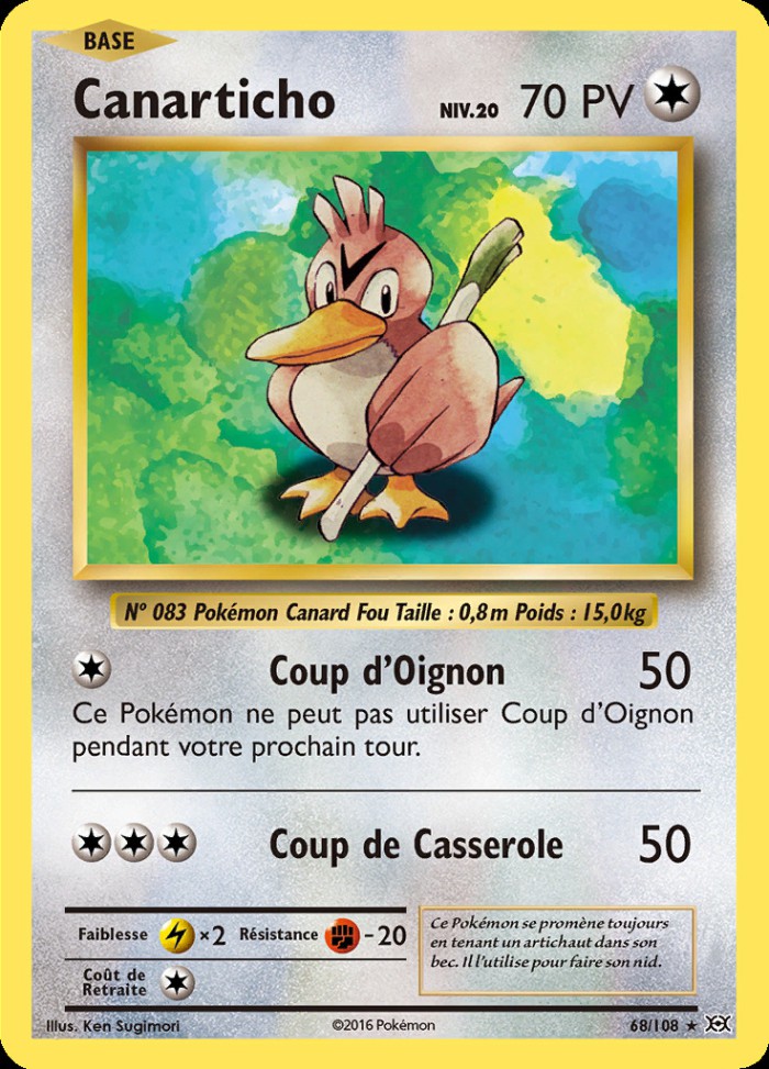 Carte Pokémon: Canarticho