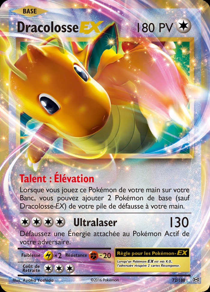 Carte Pokémon: Dracolosse EX