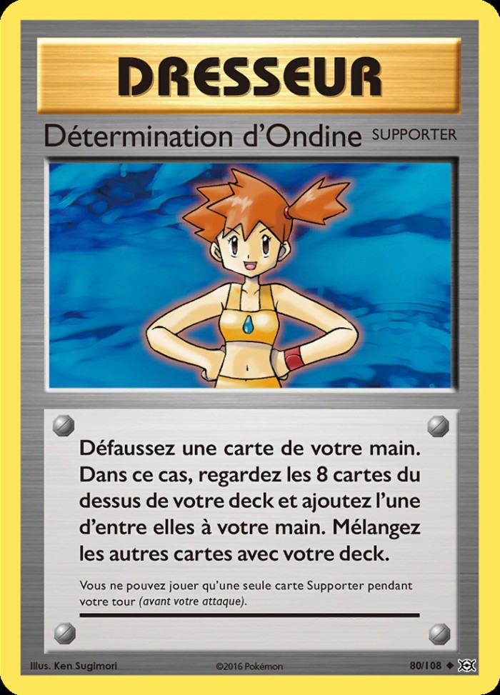 Carte Pokémon: Détermination d'Ondine