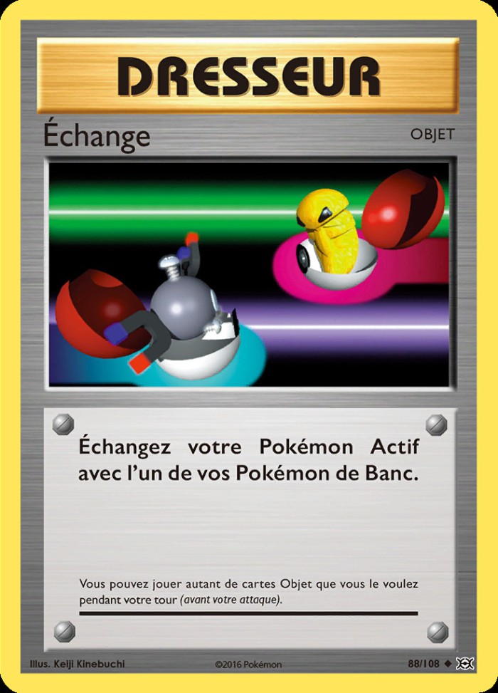 Carte Pokémon: Échange