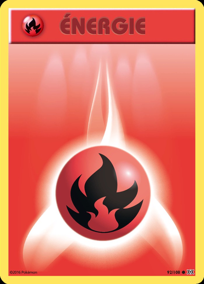 Carte Pokémon: Énergie Feu