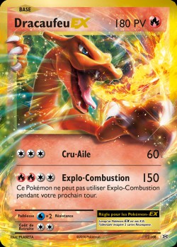 Carte Pokémon: Dracaufeu EX