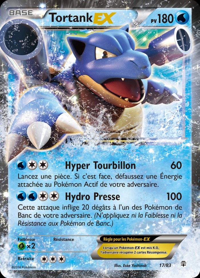 Carte Pokémon: Tortank EX