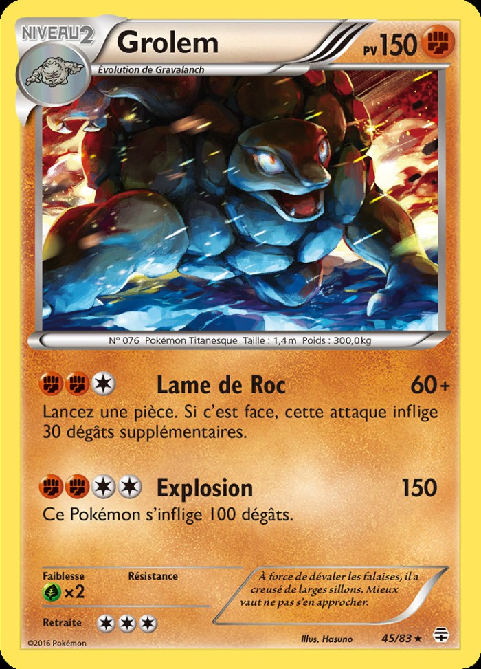 Carte Pokémon: Grolem