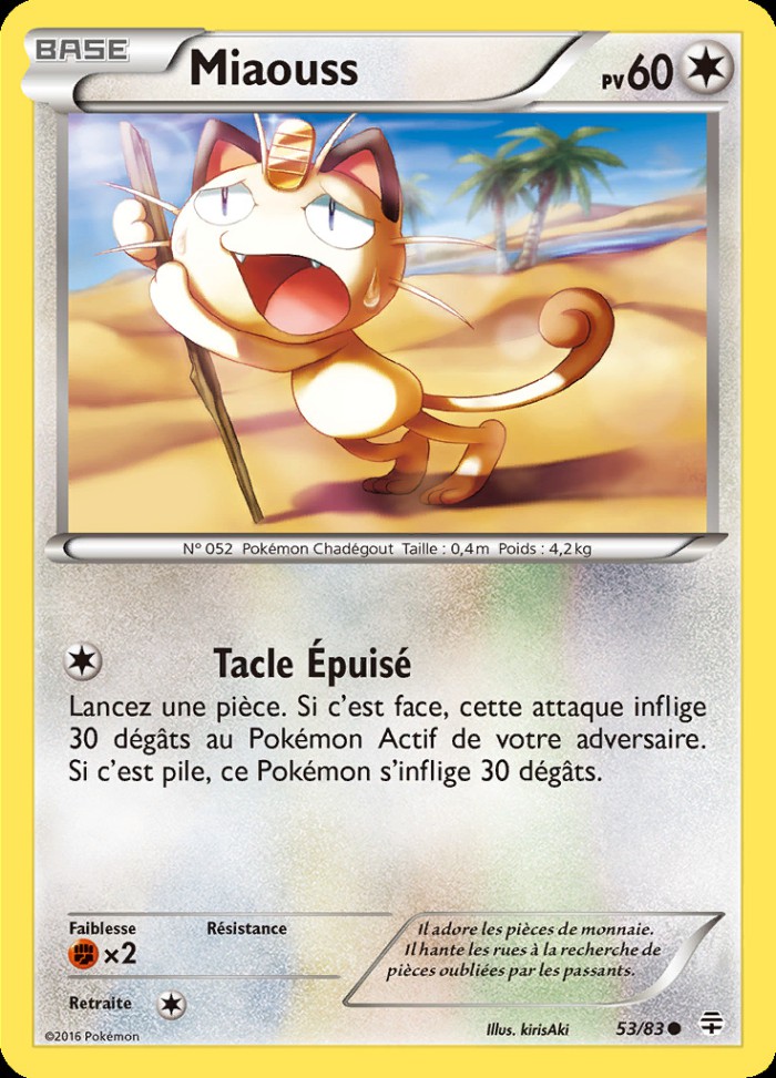 Carte Pokémon: Miaouss