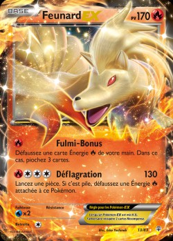 Carte Pokémon: Feunard EX