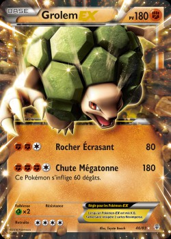 Carte Pokémon: Grolem EX