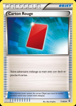 Carte Pokémon: Carton Rouge