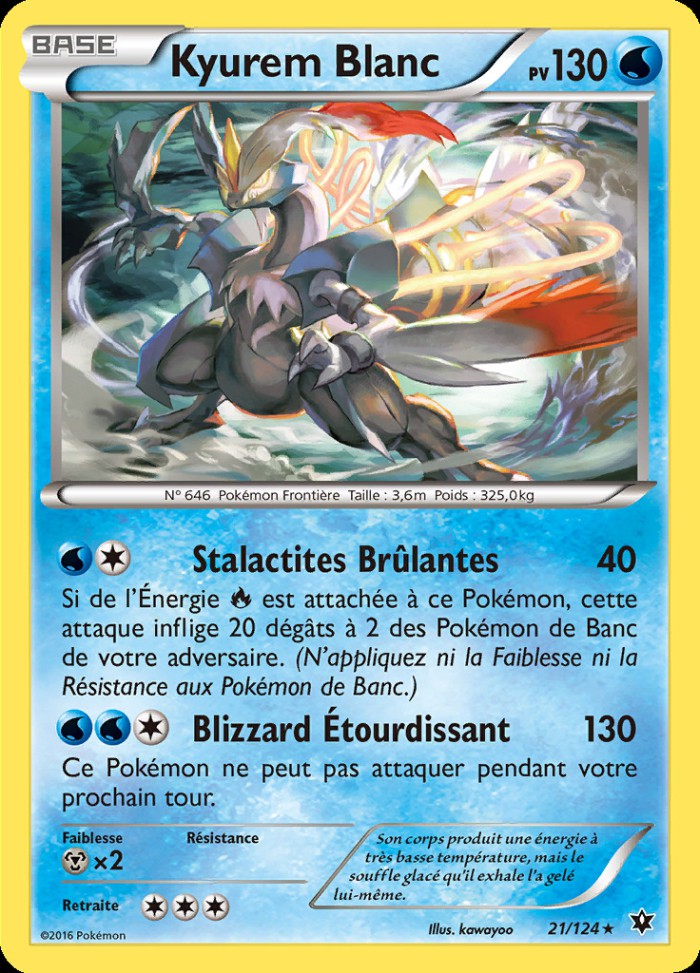 Carte Pokémon: Kyurem Blanc