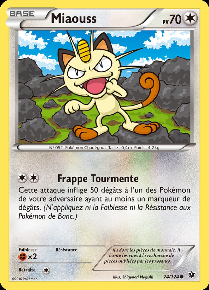 Carte Pokémon: Miaouss