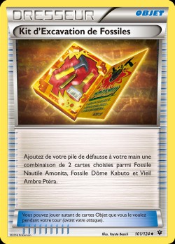 Carte Pokémon: Kit d'Excavation de Fossiles