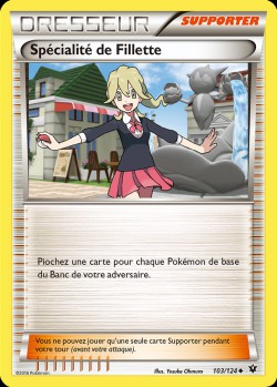 Carte Pokémon: Spécialité de Fillette