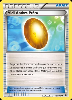 Carte Pokémon: Vieil Ambre Ptéra