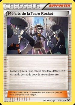 Carte Pokémon: Méfaits de la Team Rocket