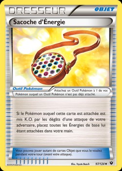 Carte Pokémon: Sacoche d'Énergie