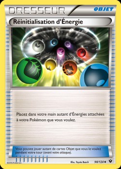 Carte Pokémon: Réinitialisation d'Énergie