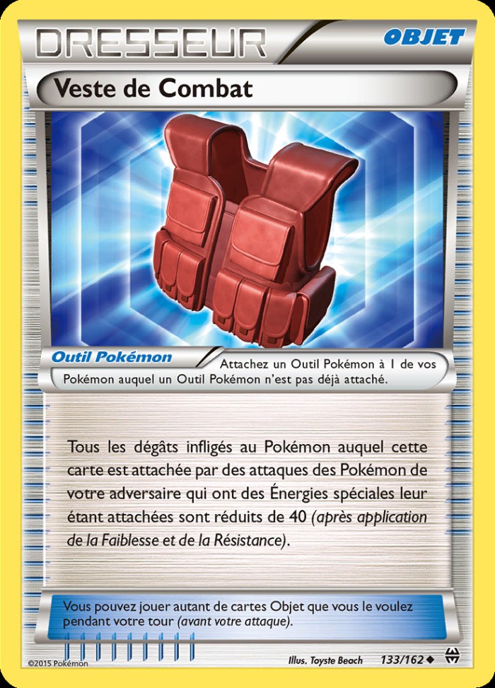 Carte Pokémon: Veste de Combat