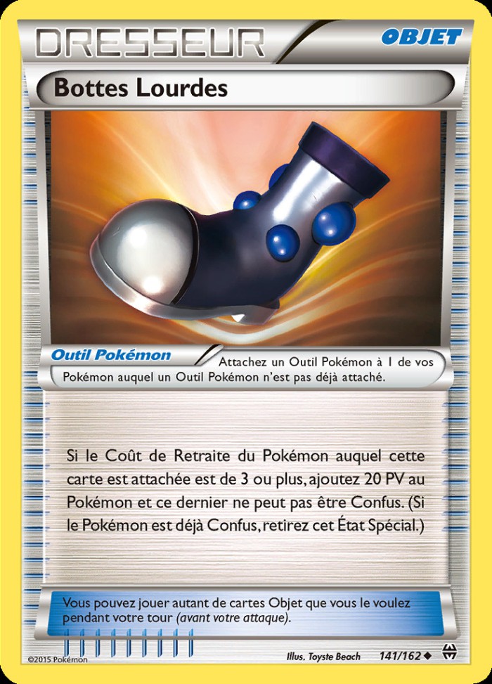 Carte Pokémon: Bottes Lourdes