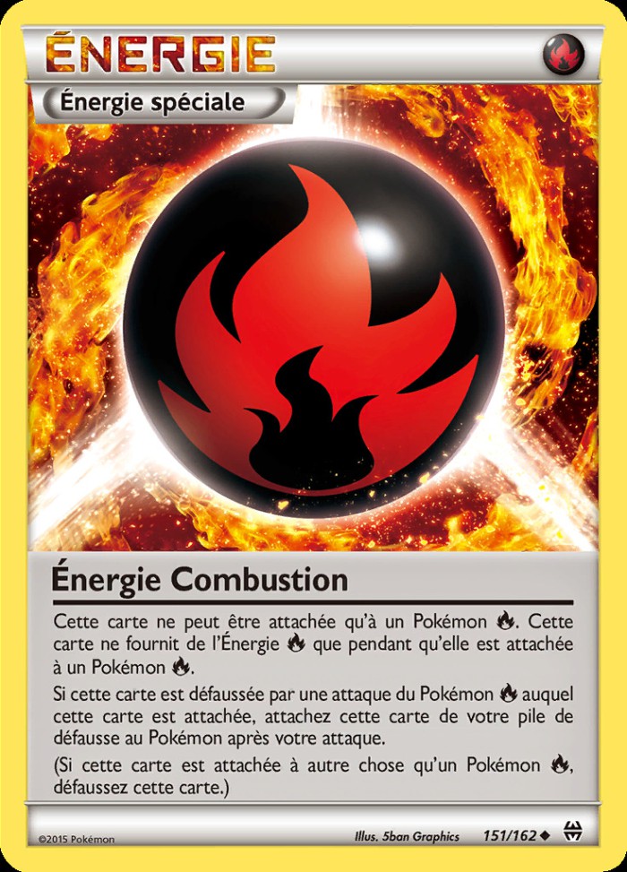 Carte Pokémon: Énergie Combustion