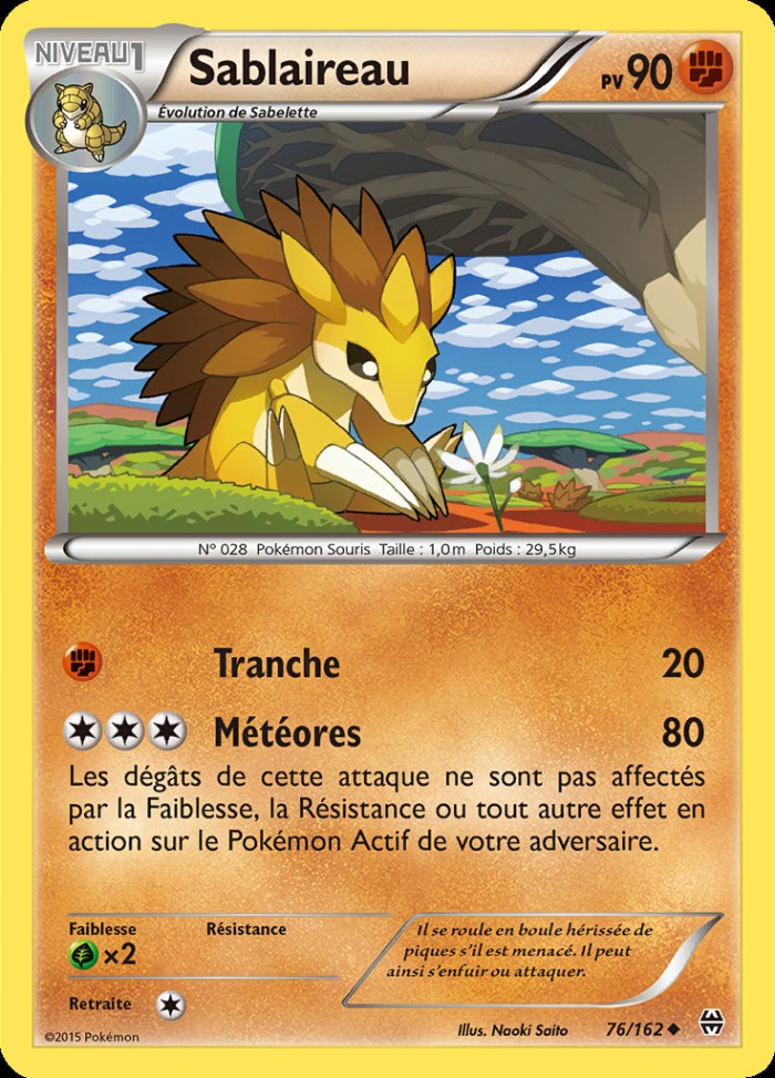 Carte Pokémon: Sablaireau