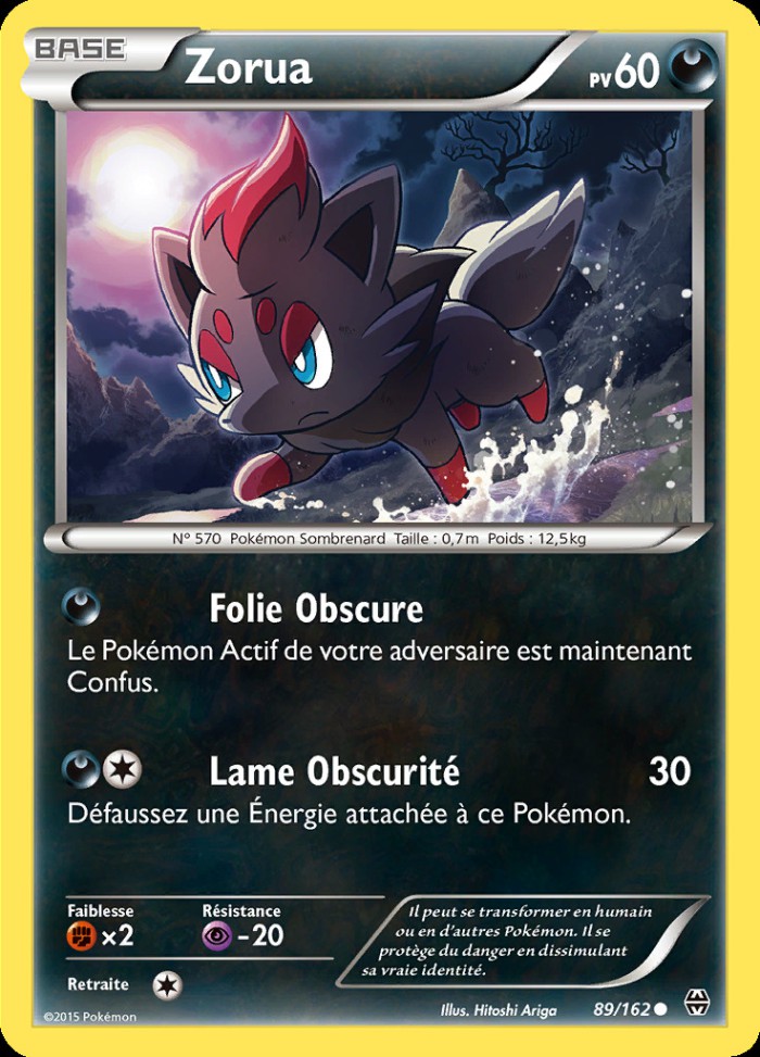 Carte Pokémon: Zorua