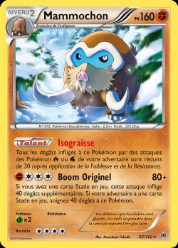 Carte Pokémon: Mammochon