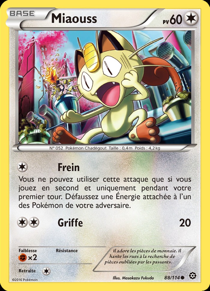 Carte Pokémon: Miaouss