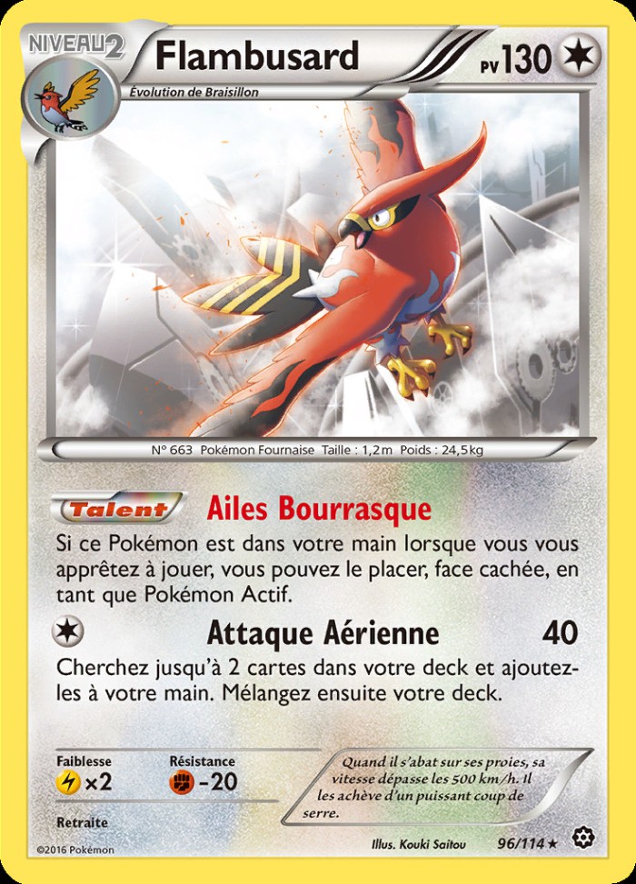 Carte Pokémon: Flambusard