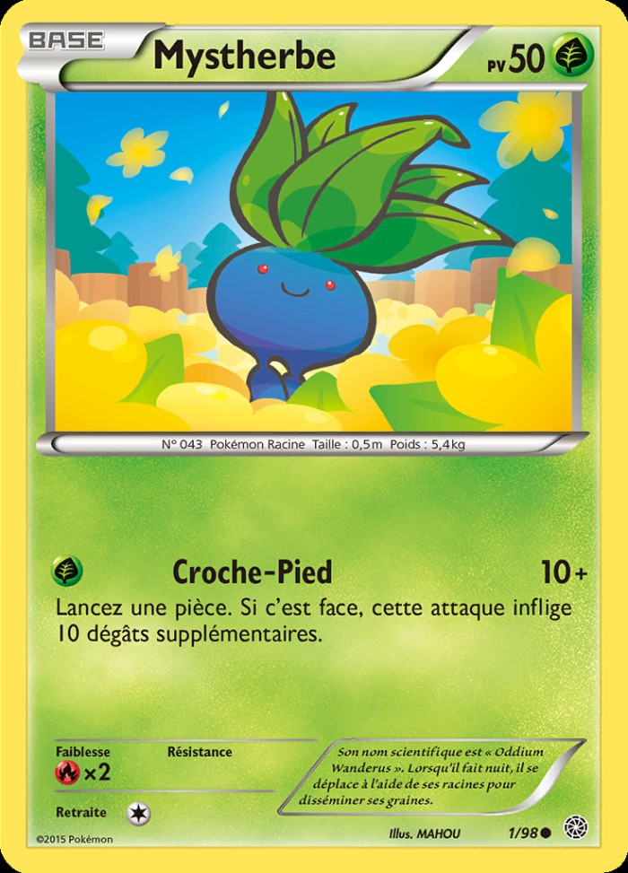 Carte Pokémon: Mystherbe