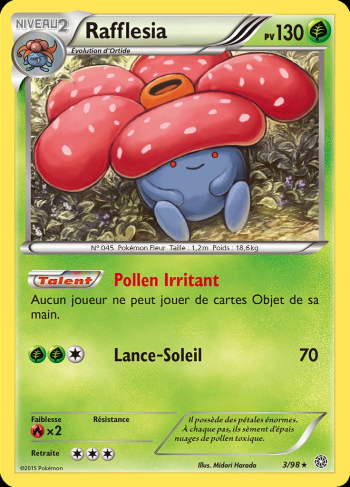 Carte Pokémon: Rafflesia