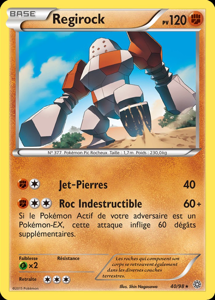 Carte Pokémon: Regirock