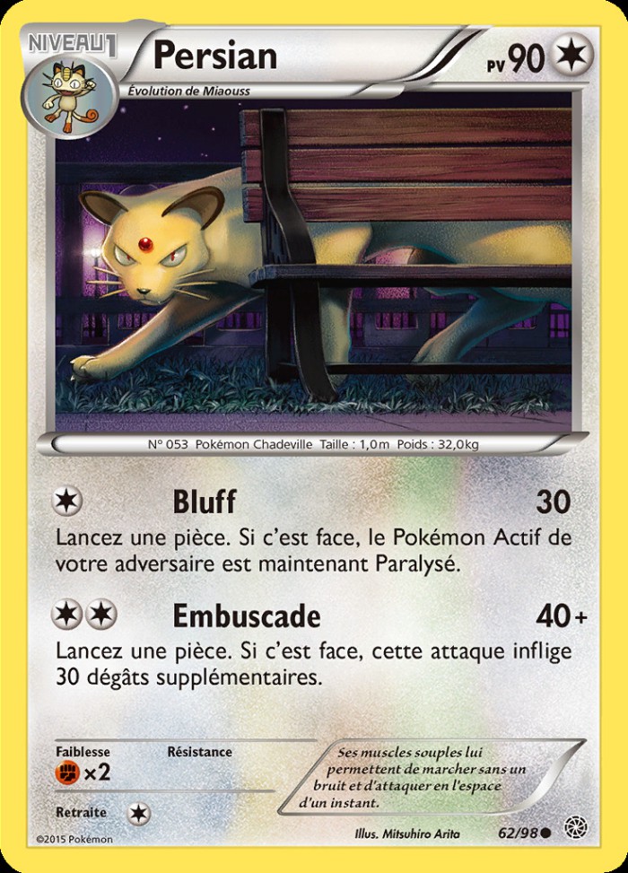 Carte Pokémon: Persian