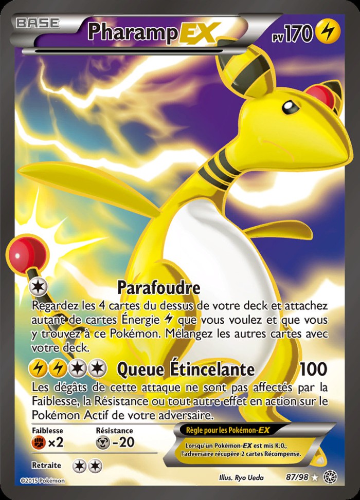 Carte Pokémon: Pharamp EX