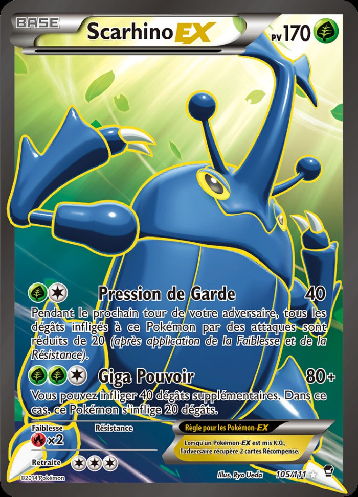 Carte Pokémon: Scarhino EX