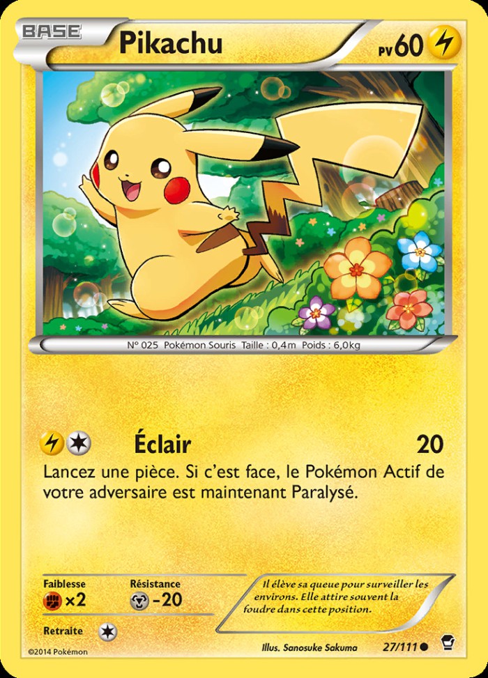 Carte Pokémon: Pikachu